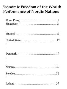 Nordic Nations EFW