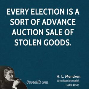 Mencken Election Quote