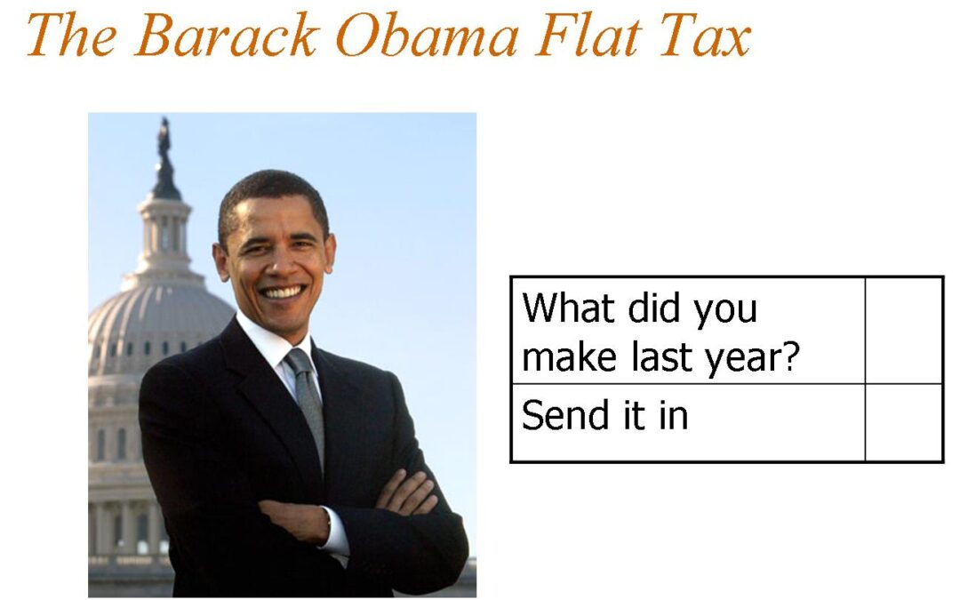 Lucky French Taxpayers Get an Obama-Style Flat Tax