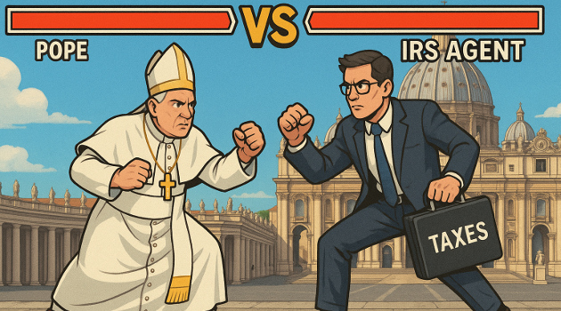 The Pope vs. the IRS